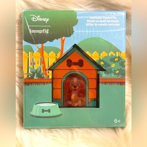 LOUNGEFLY DISNEY I HEART DISNEY DOGS TRIPLE LENTICULAR 3 INCH COLLECTOR BOX PIN